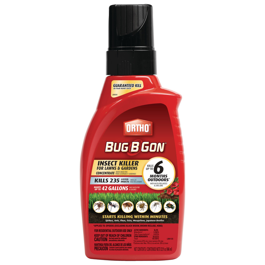 ORTHO 32 oz Bug B Gon Insect Killer for Lawns and Gardens Concentrate