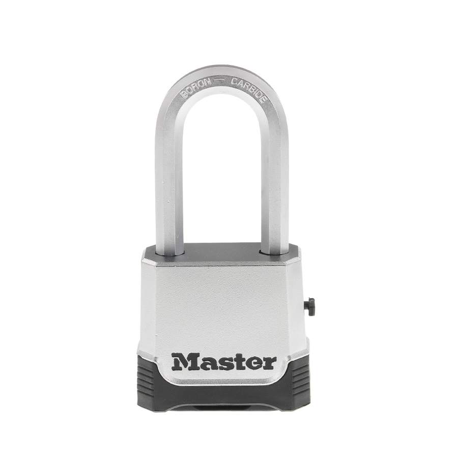 Master Lock Silver, Boron Carbide Steel Combination Padlock