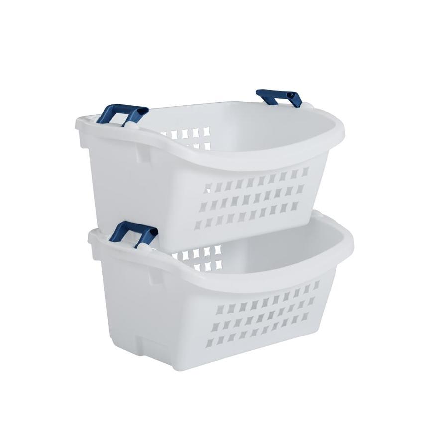 Laundry Basket Plastic Basket Swivel Stack Container Container Green Market Basket NEW 