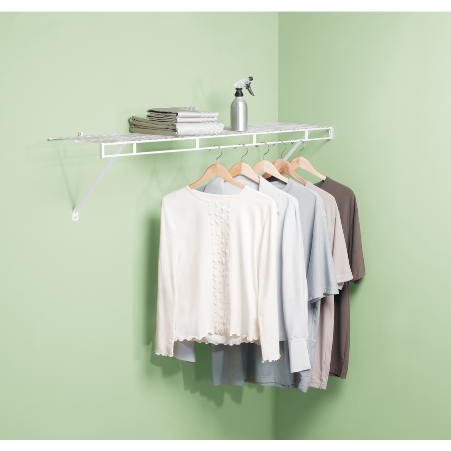 Rubbermaid 12-in White Wire Closet Kit | 3D9900WHT