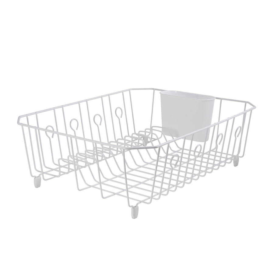 Rubbermaid 13 4/5 in W x 17 5/8 in L x 5 7/8 in H Coated Wire Dish Rack