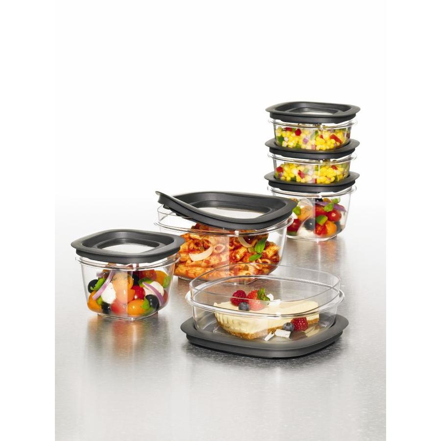 Rubbermaid 12 Piece Plastic Food Storage Containers