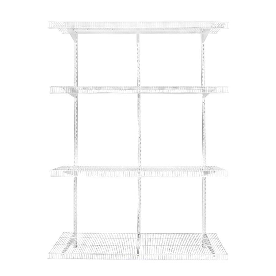 Rubbermaid Fasttrack 4 ft Adjustable Mount Wire Shelving Kits