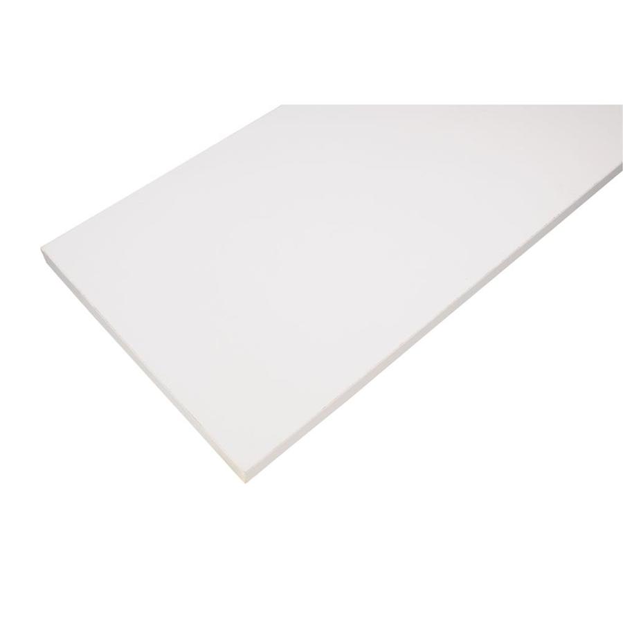 Blue Hawk Laminate 35 7/8 in x 7 3/4 in White Shelf Board