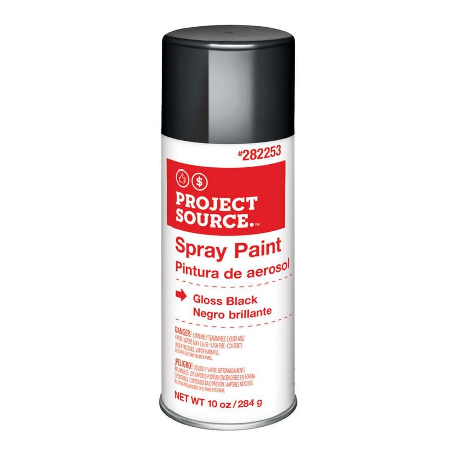 Valspar Black Fade Resistant Enamel Spray Paint (Actual Net Contents 10 oz)