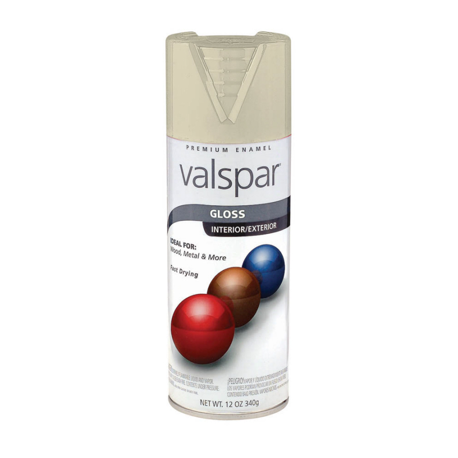 Valspar 12 oz Almond Gloss Spray Paint