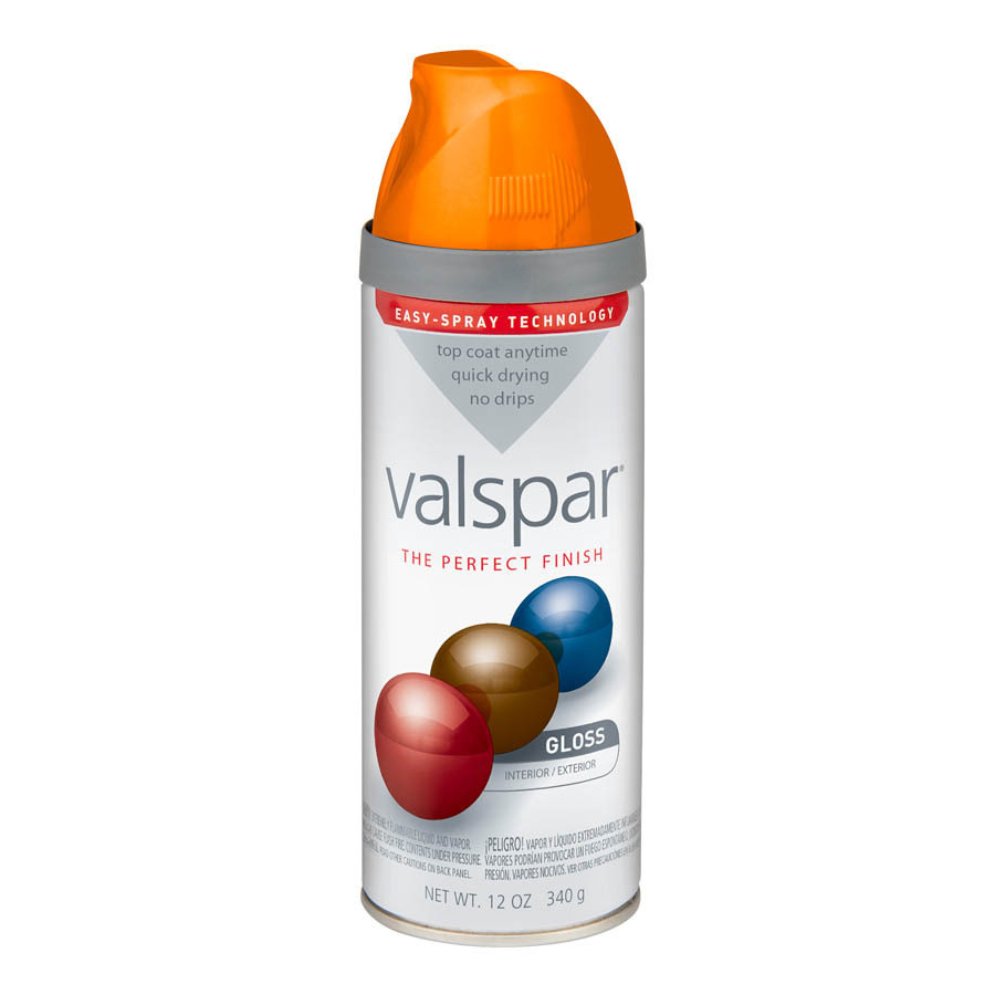 Valspar Island Orange Indoor/Outdoor Spray Paint
