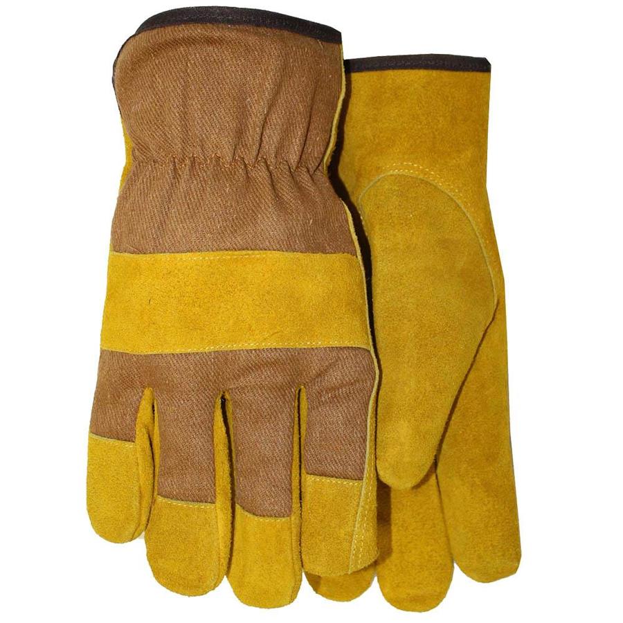 MidWest Quality Gloves, Inc. Large Mens Leather Palm Work Gloves