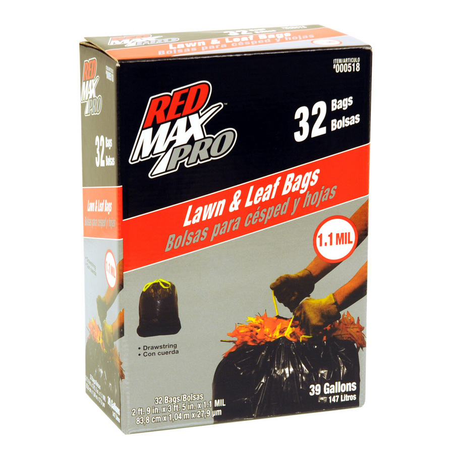 Red Max 32 Count 39 Gallon Outdoor Trash Bags