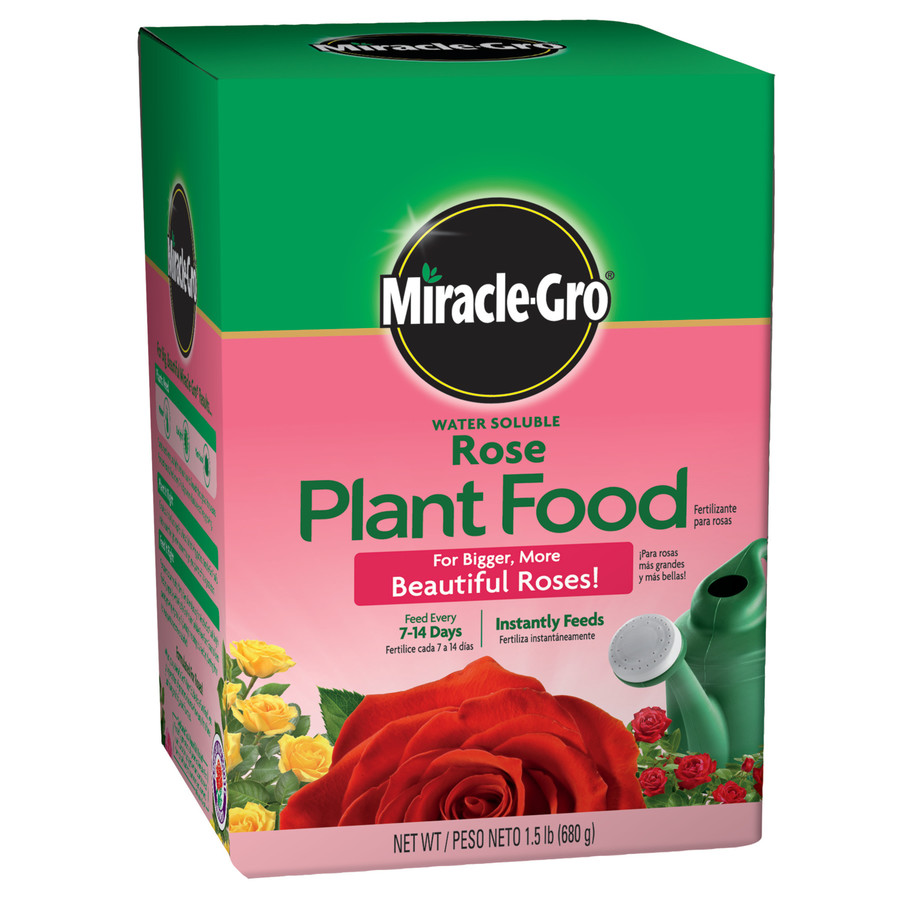 Miracle Gro 1.5 lb Rose Plant Food Flower Food Water Soluble Granules (18 24 16)