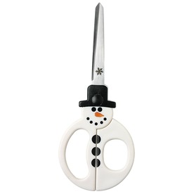 Westcott 3-1/4-in Stainless Steel Snowman Scissors 13947