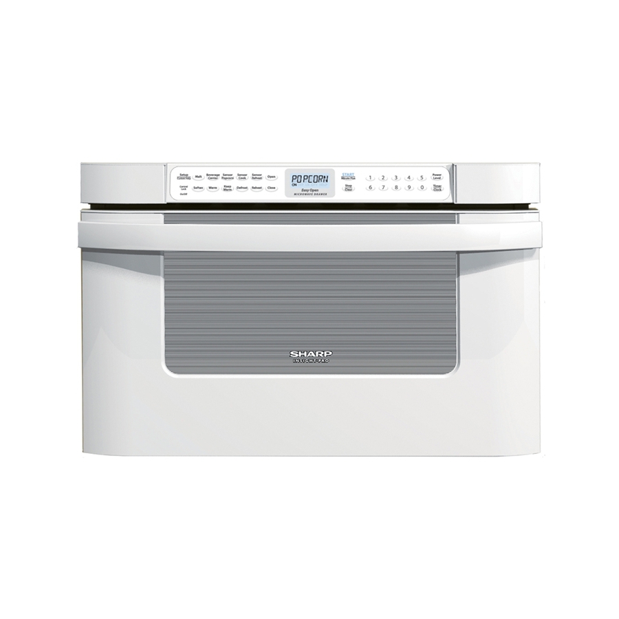Shop Sharp 23.875-in 1.2 cu ft Microwave Drawer (White) at Lowes.com