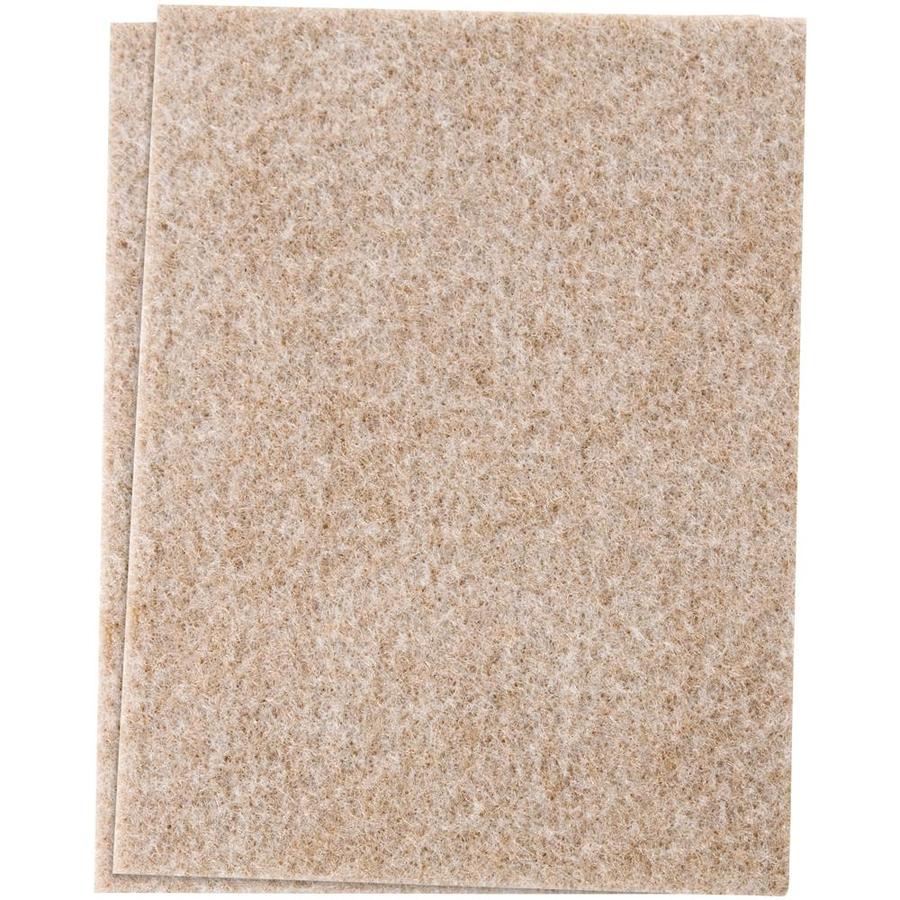 Waxman 2 Pack Oatmeal Square Felt Pads