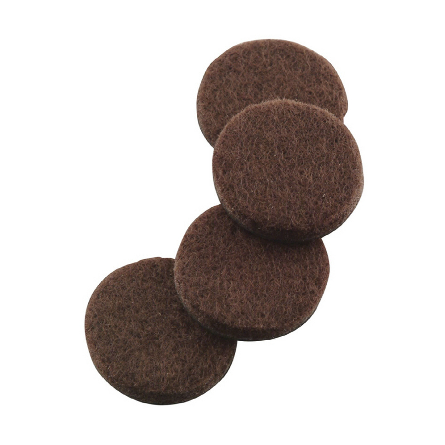 Waxman Brown Round Felt Pad