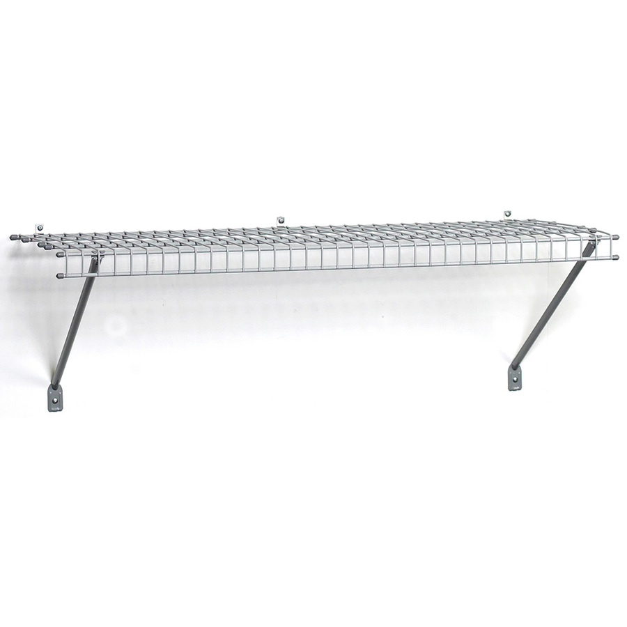 Shop ClosetMaid 4ft L x 16in D Gray Wire Shelf at