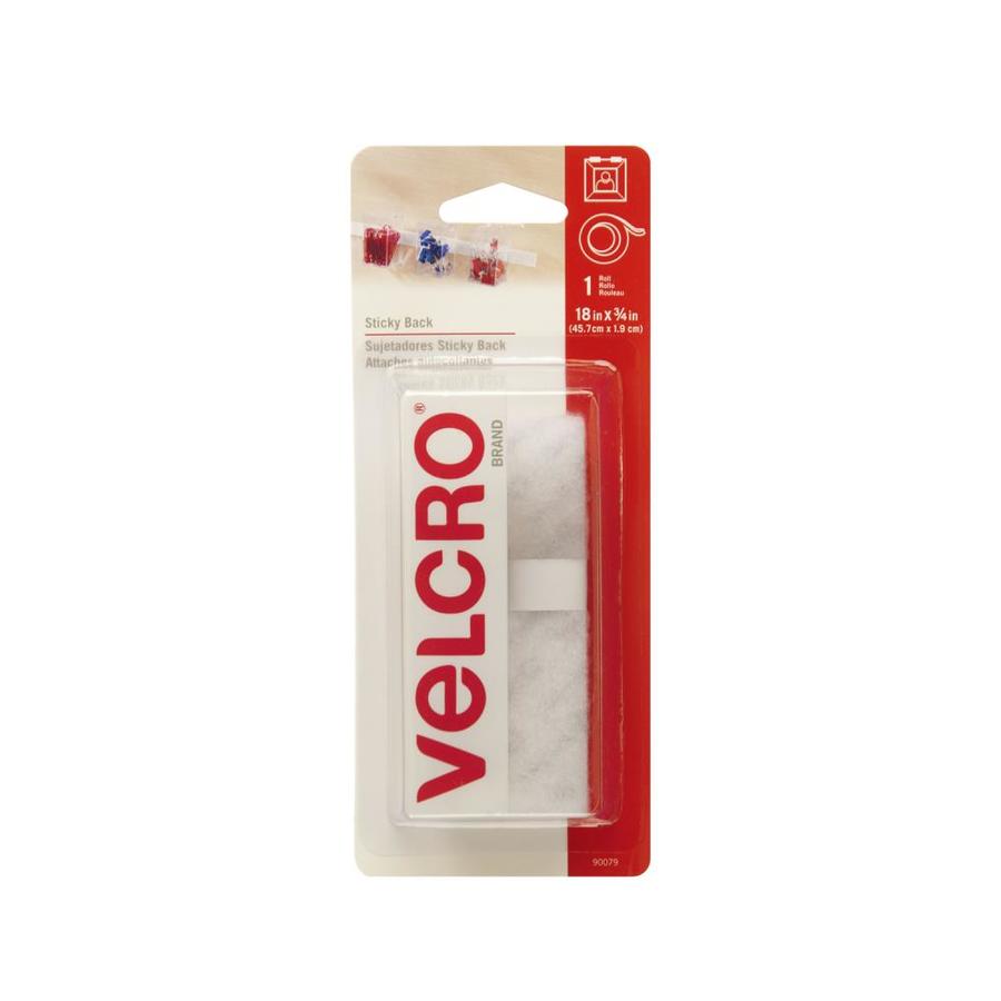 VELCRO Sticky Back 18 in x 3/4 in Fastener White