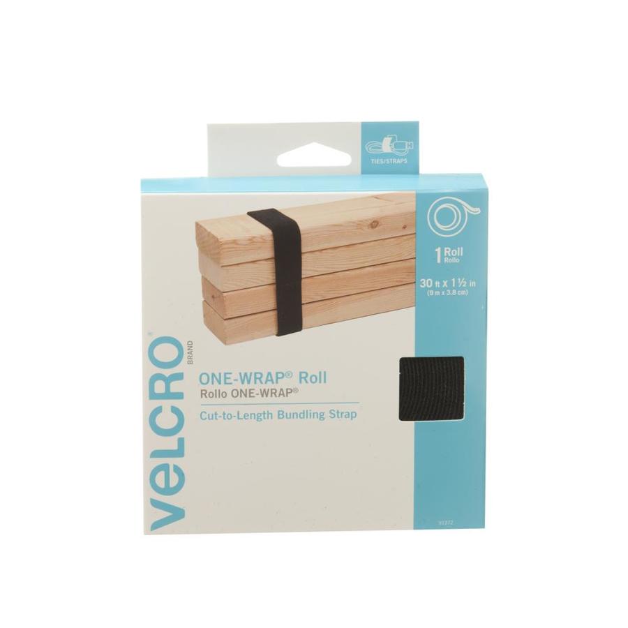 VELCRO One Wrap Strap 30 ft x 2 in Black