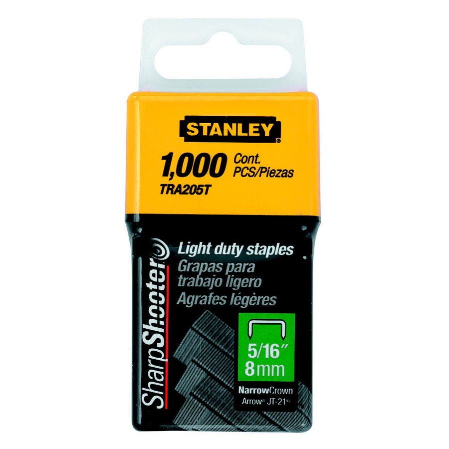 Stanley 1000 Pack 5/16 Light Duty Staples