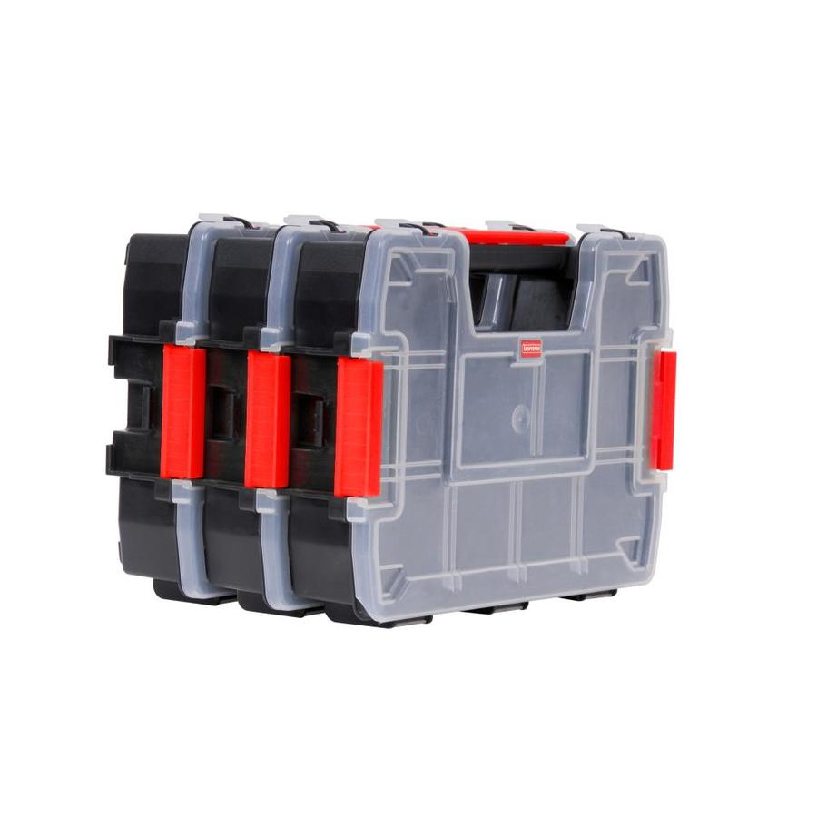 CRAFTSMAN 3-Pack 10-Compartment Plastic Small Parts Organizer | CMST60964M