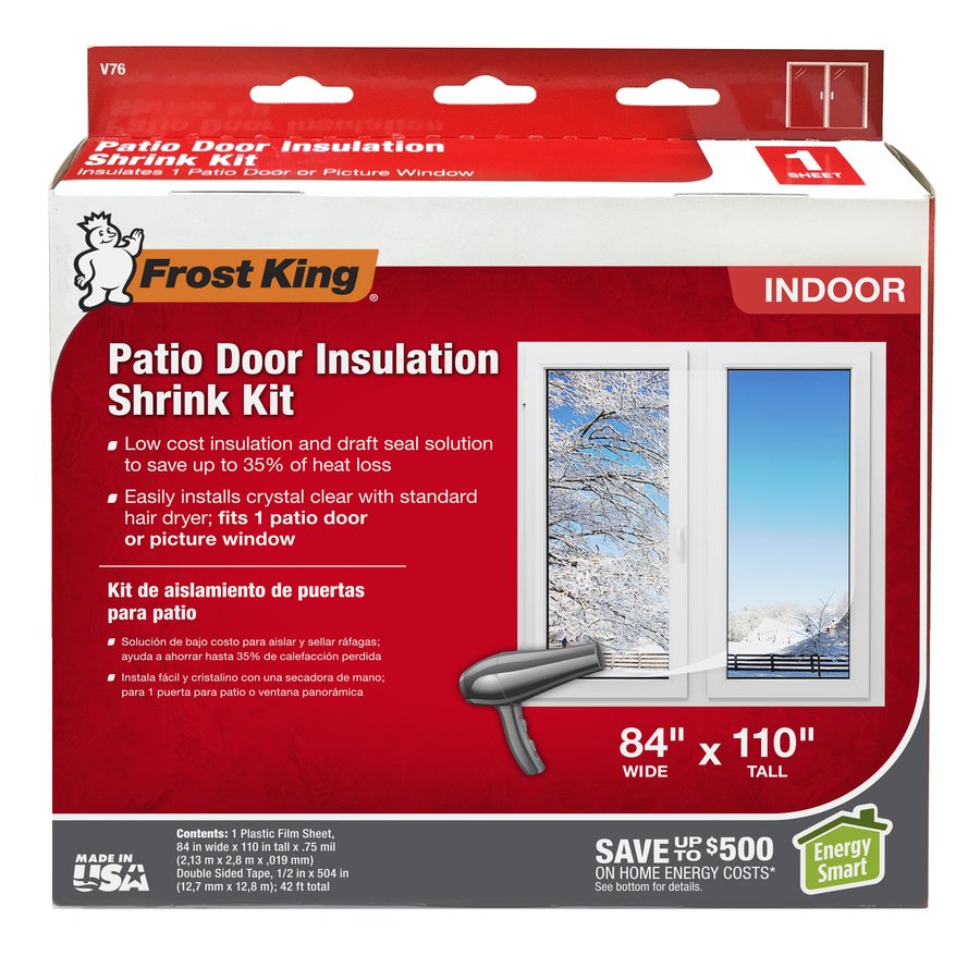 Frost King 84 x 110 Shrink Patio Window Kit