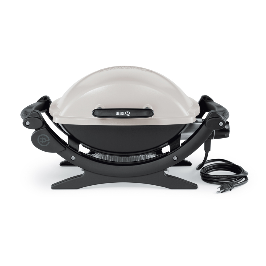 Weber 1560 Watt Silver Electric Grill