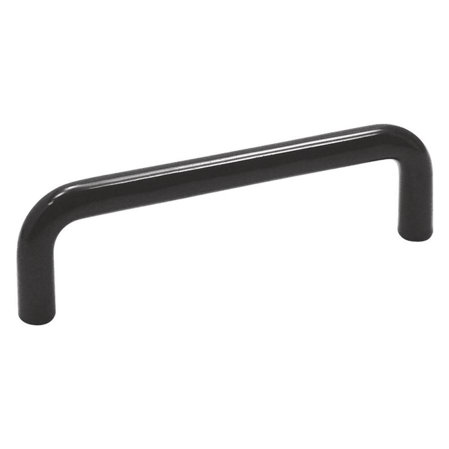 Hickory Hardware 3 1/2 in Center to Center Black Midway Bar Cabinet Pull