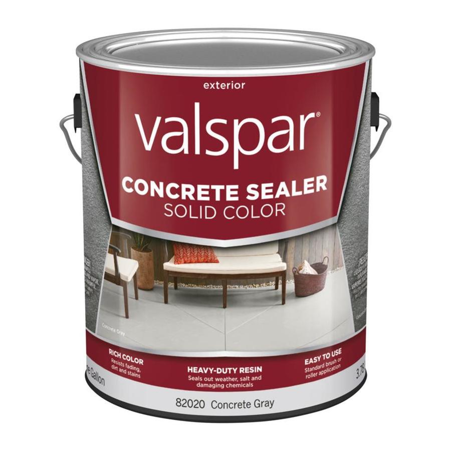Shop Valspar 1-Gallon Solid Color Concrete Sealer Concrete ...
