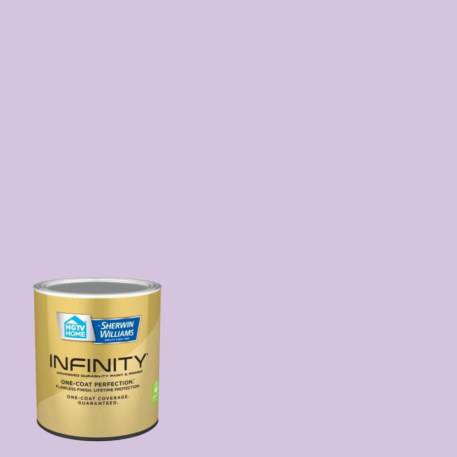 HGTV HOME by Sherwin-Williams Infinity Semi-Gloss Playful Petal 1001-4b Interior Paint (1-Quart) | 1001-4B-535119