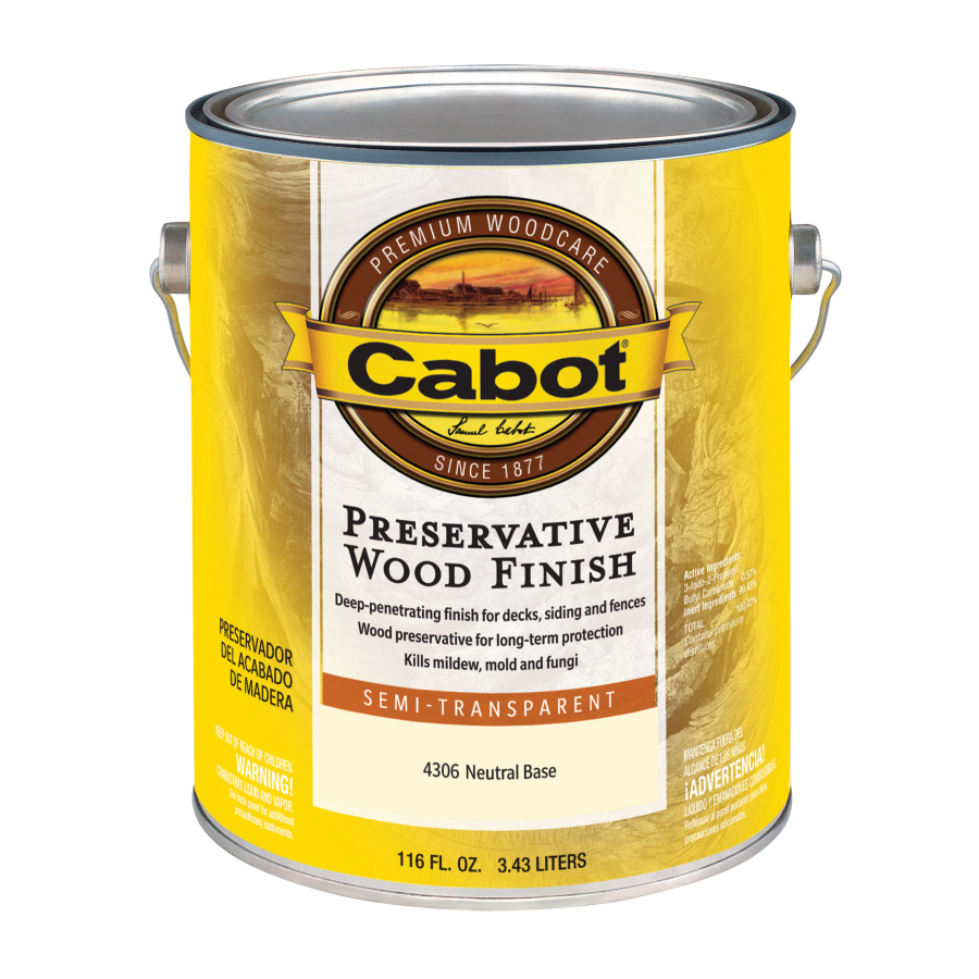 Cabot 1 Gallon Semi Transparent Exterior Stain