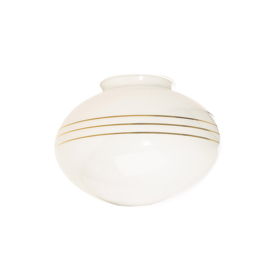 Harbor Breeze 9 in White Opal Vanity Light Glass