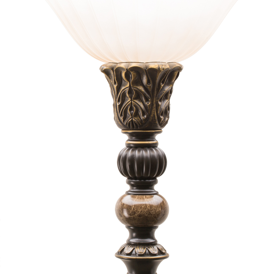 Portfolio Barada 72 In Bronze Torchiere Floor Lamp At Com