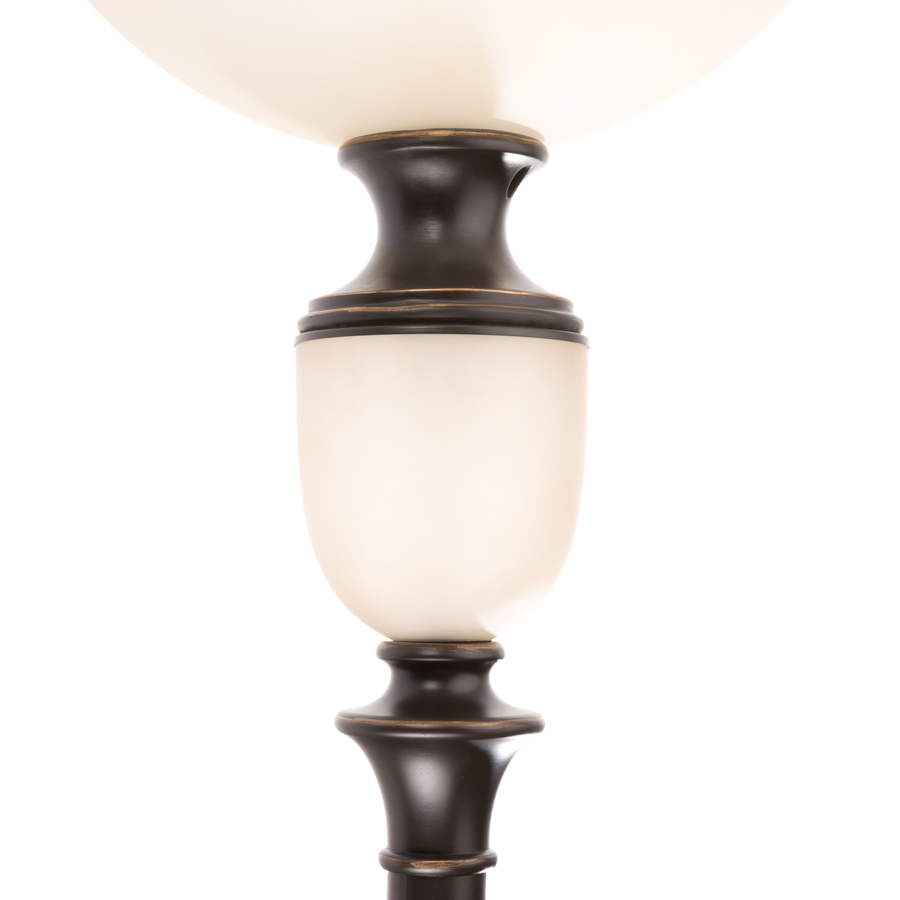 Portfolio 74 In Oil Rubbed Bronze Torchiere With Night Light Floor Lamp The Lamps Department At Lowes Night Light Floor Lamp