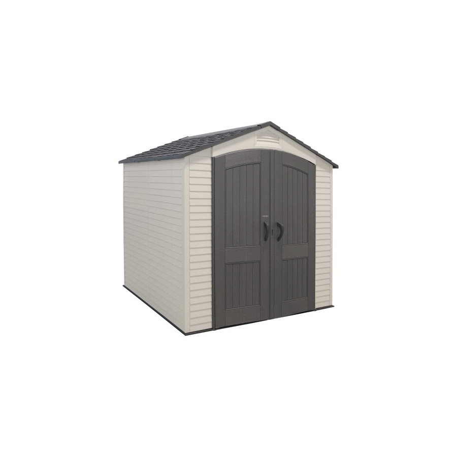 LIFETIME PRODUCTS Gable Storage Shed (Common 7 ft x 7 ft; Interior Dimensions 6.52 ft x 6.52 ft)
