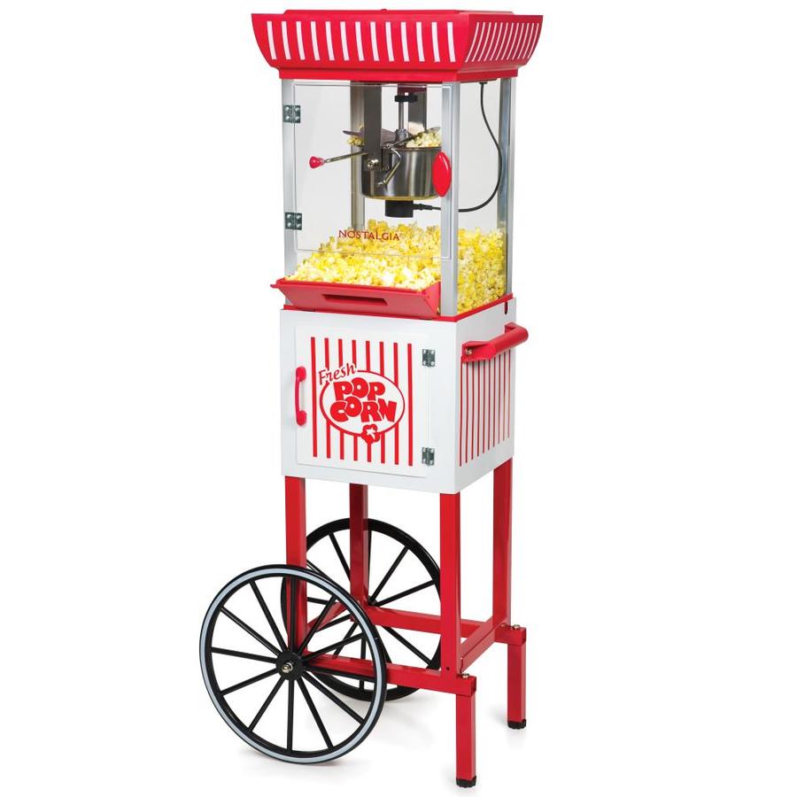 Nostalgia Electrics 0.25 Cup Oil Popcorn Maker Cart