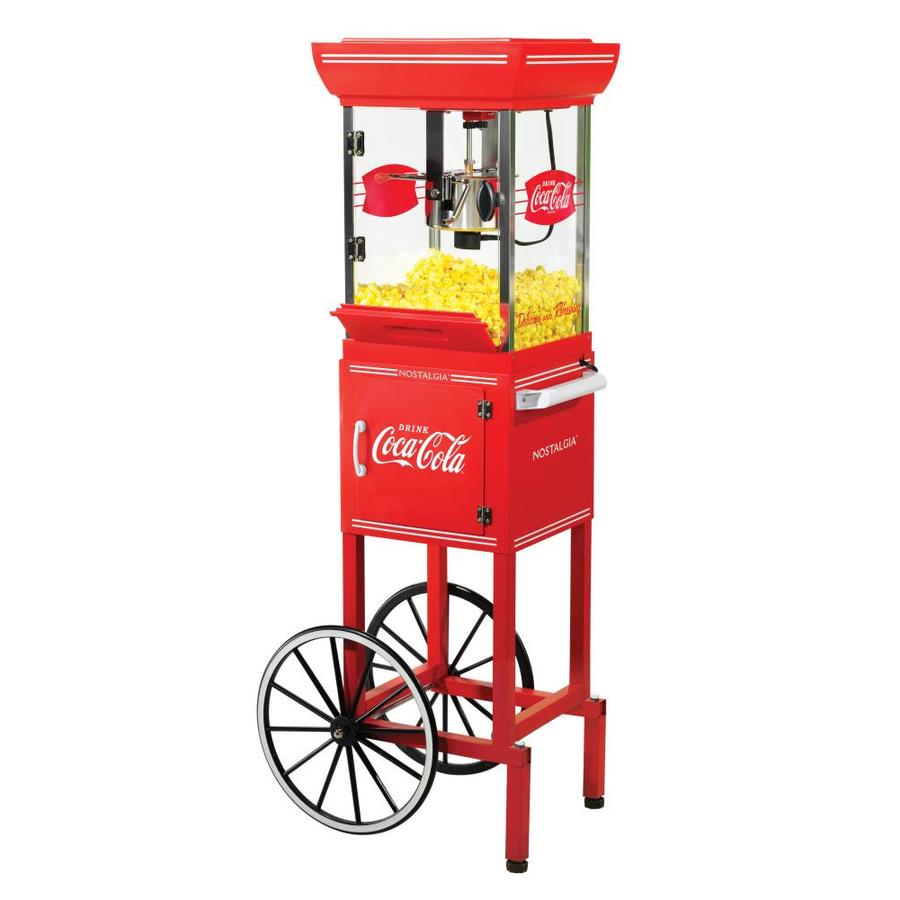 Nostalgia Electrics 0.25 Cup Oil Popcorn Maker Cart