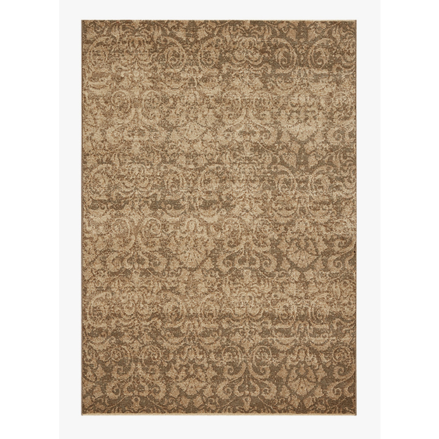 DYNAMIC RUGS Mysterio 24 in x 47 in Rectangular Silver Accent Rug