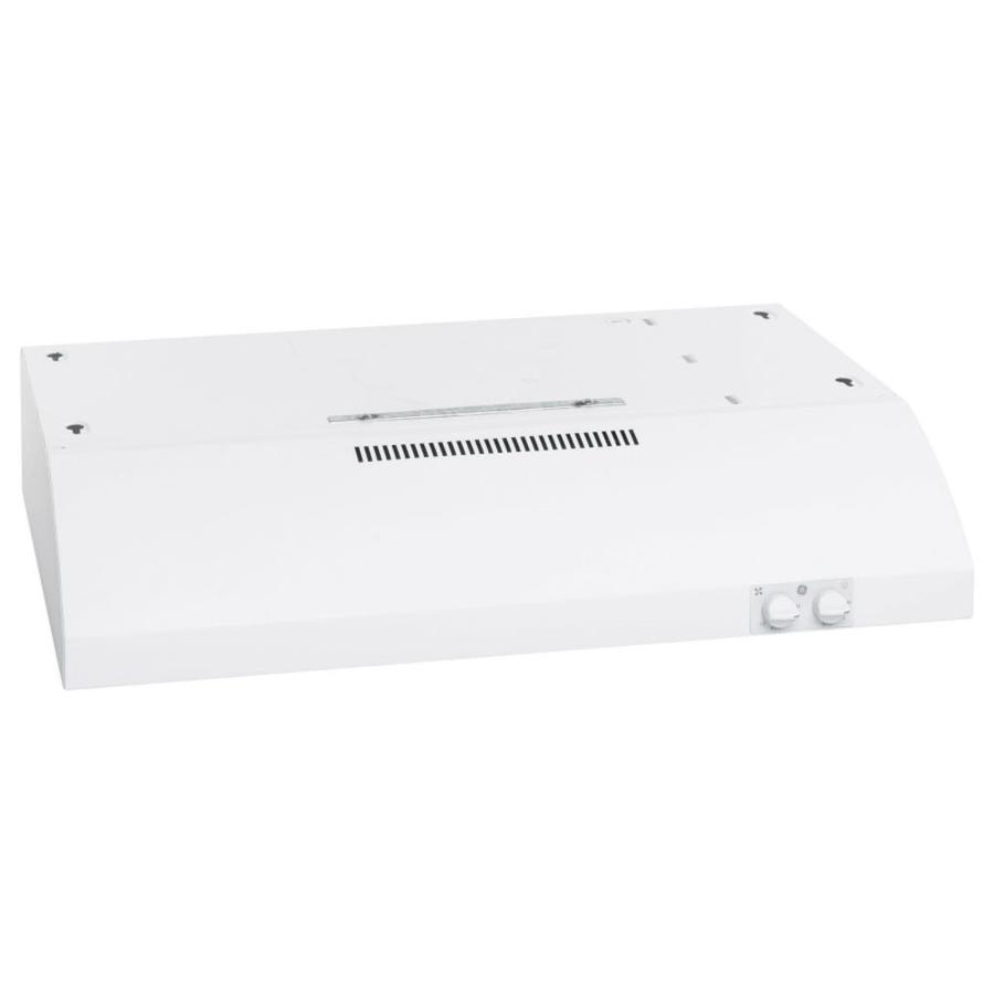 GE 29.875 in Undercabinet Range Hood (White on White)