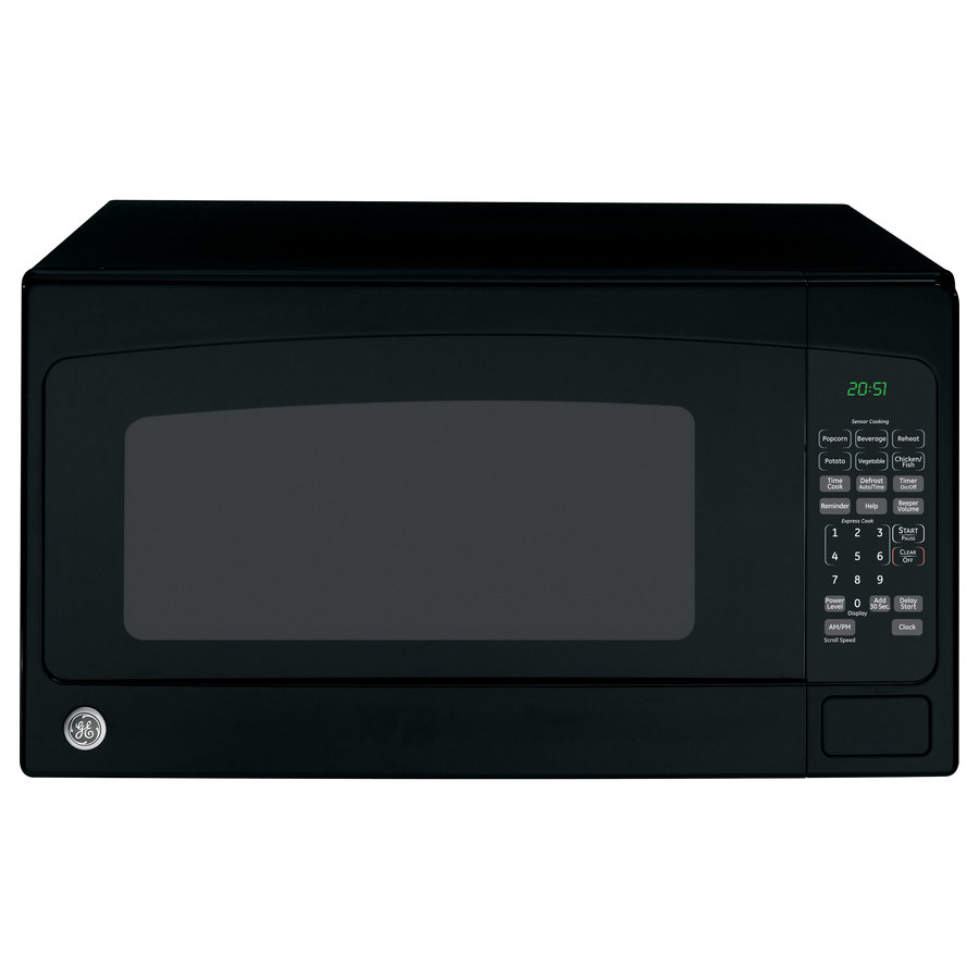 Shop GE 2-cu ft 1,200-Watt Countertop Microwave (Black) at Lowes.com