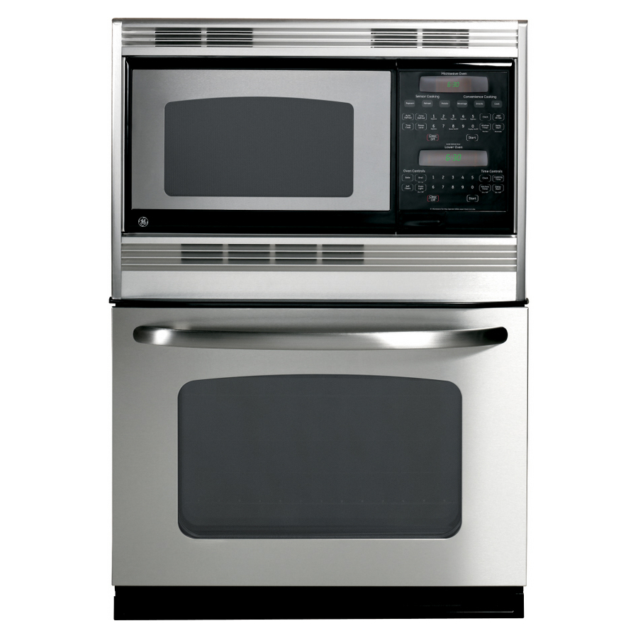 Shop GE Self-Cleaning Microwave Wall Oven Combo (Stainless Steel