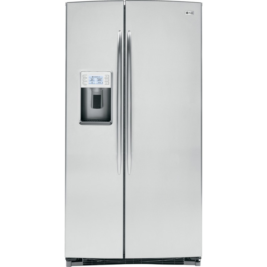 GE Profile 25.6 cu ft Side by Side Refrigerator (Stainless Steel) ENERGY STAR