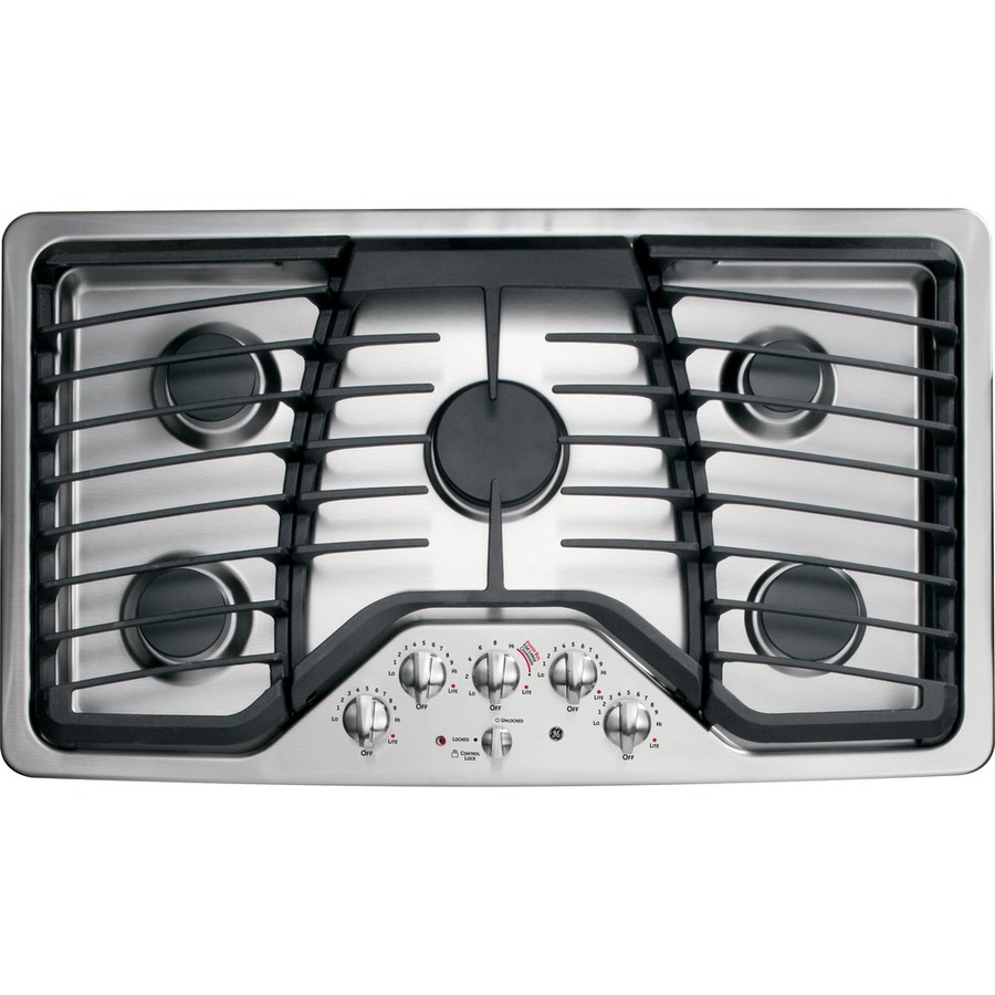 GE Profile 5 Burner Gas Cooktop (Stainless) (Common 36 in; Actual 36 in)