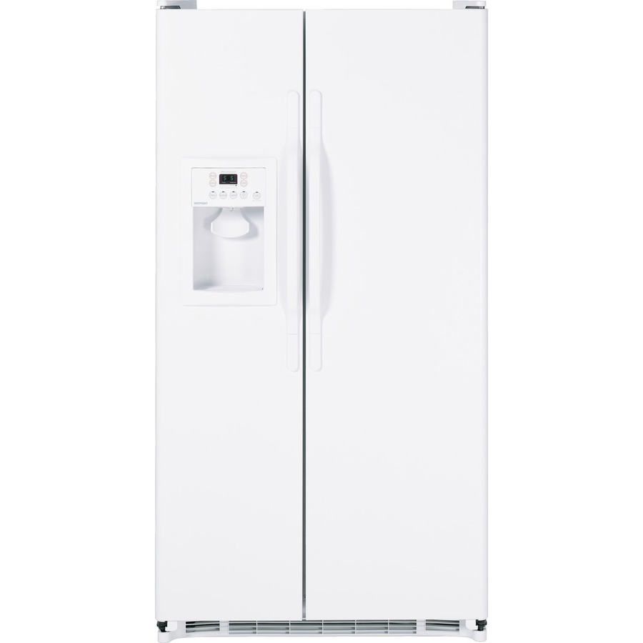 Hotpoint 25 cu ft Side By Side Refrigerator (White) ENERGY STAR