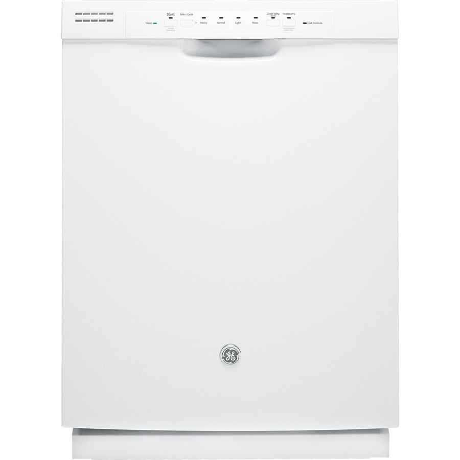 GE 24 in 55 Decibel Built In Dishwasher with Hard Food Disposer (White) ENERGY STAR