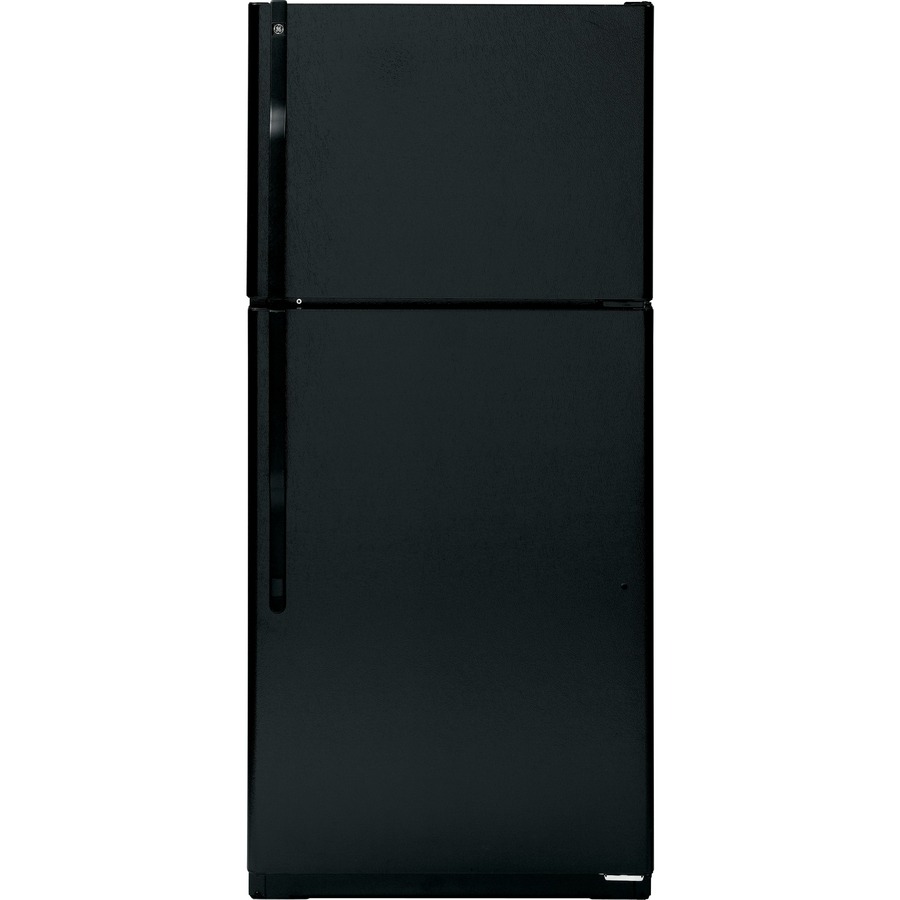 GE 18 cu ft Top Freezer Refrigerator (Black) ENERGY STAR