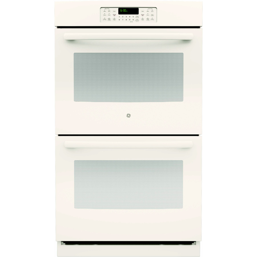 GE Self Cleaning with Steam Double Electric Wall Oven (Bisque) (Common 30 in; Actual 29.75 in)