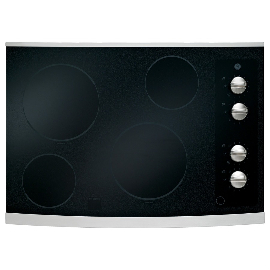 GE 30 in Smooth Surface Electric Cooktop (Stainless Steel)