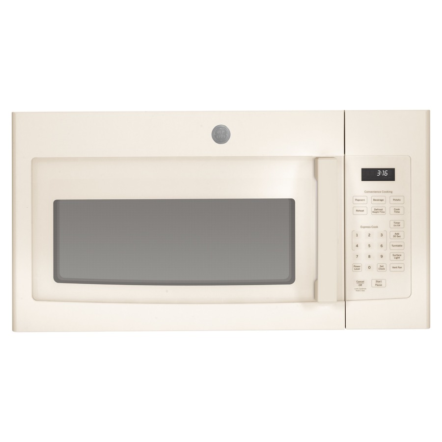 GE 1.6 cu ft Over the Range Microwave (Bisque) (Common 30 in; Actual 29.875 in)