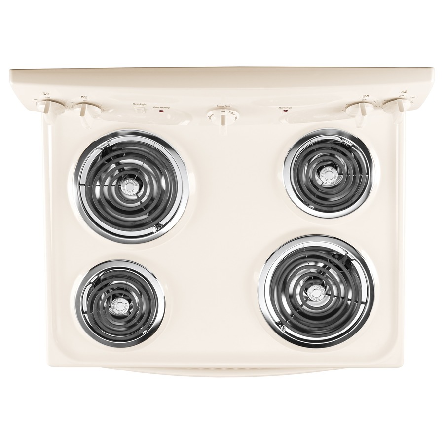 GE Freestanding 5cu ft Electric Range (Bisque) 30in; Actual