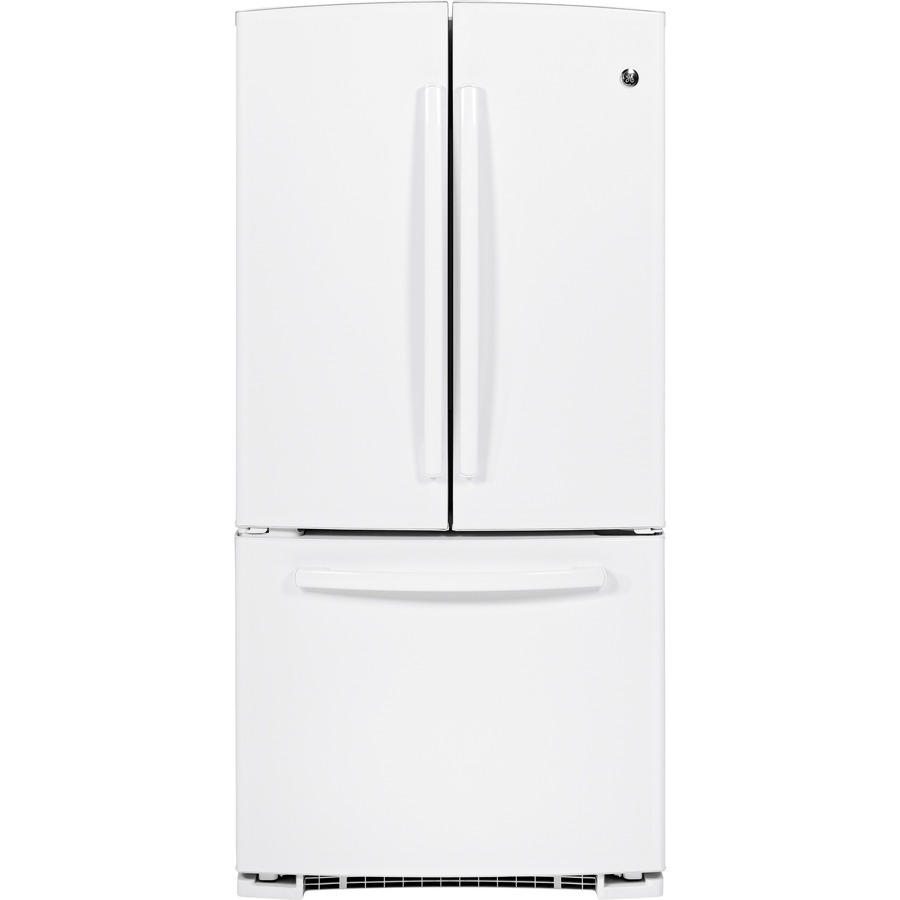 GE 22.1 cu ft French Door Refrigerator with Single Ice Maker (White) ENERGY STAR