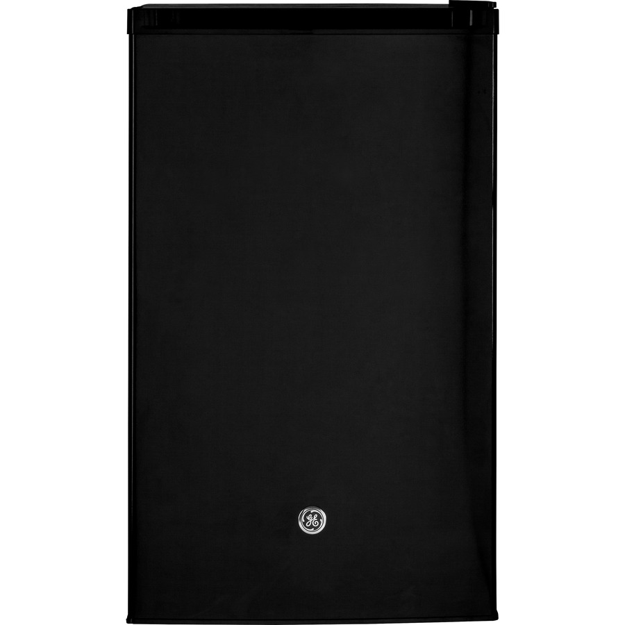 GE 4.4 cu ft Freestanding Compact Refrigerator with Freezer Compartment (Black)